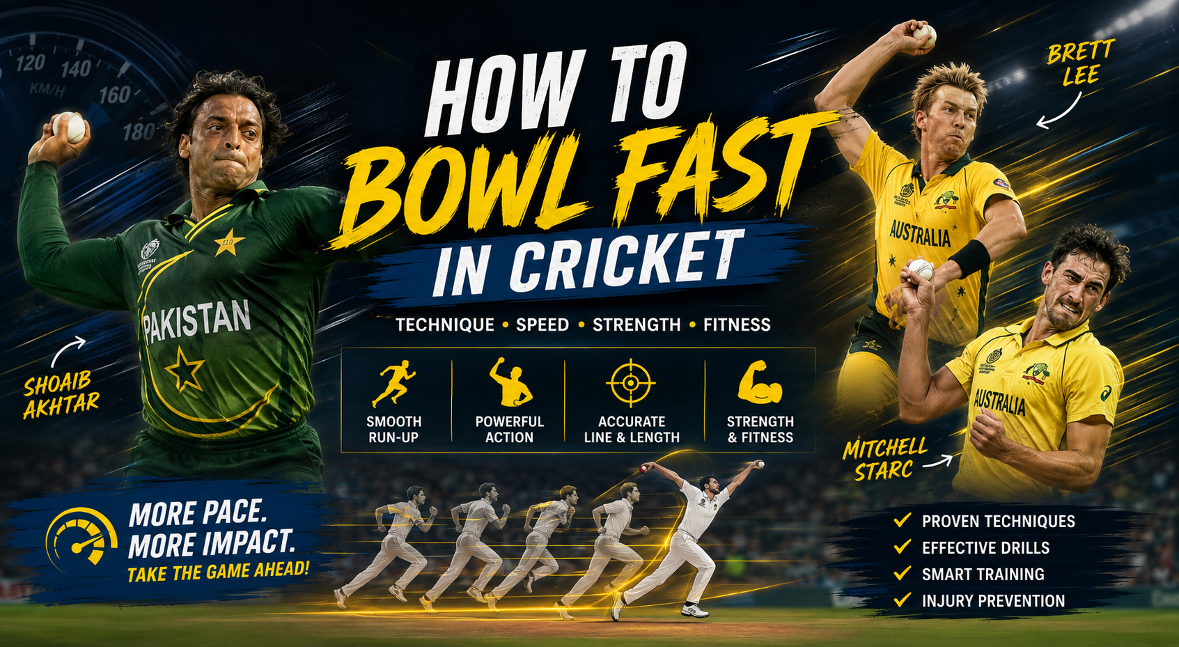how to bowl fast in cricket