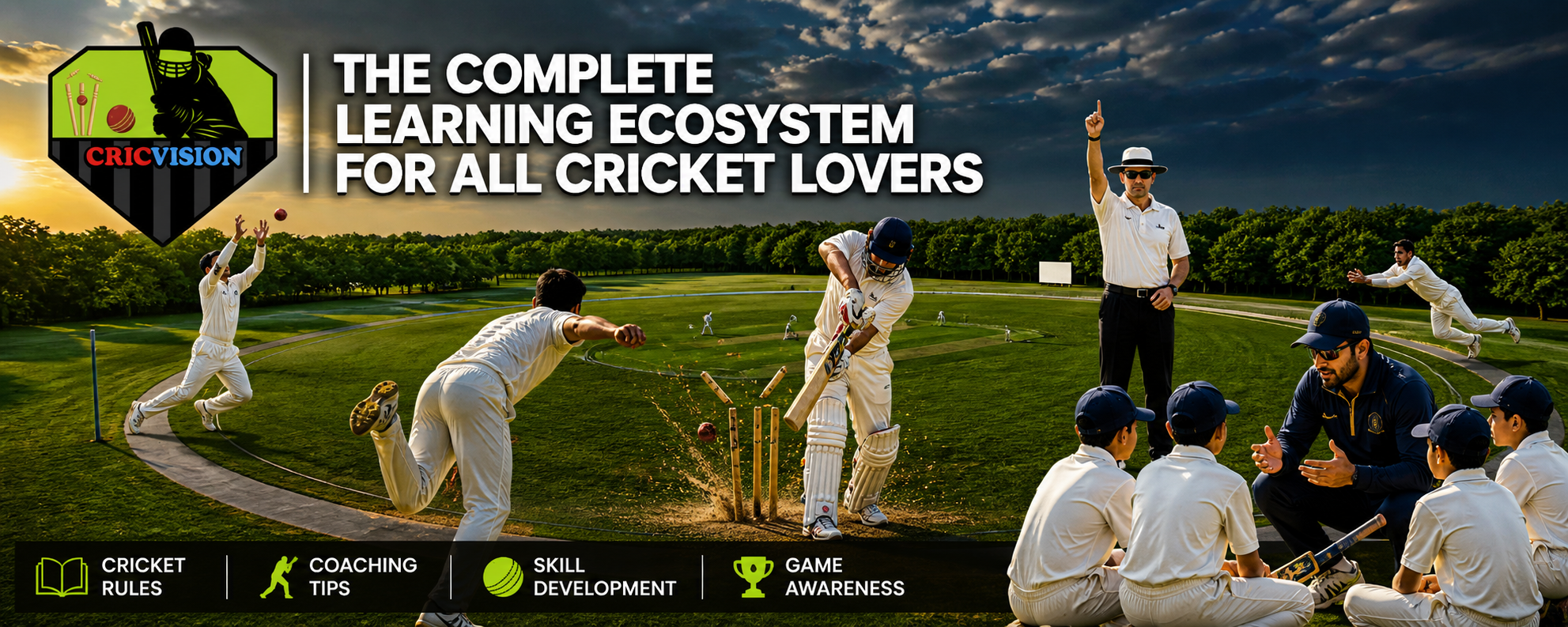 CricVision hero banner