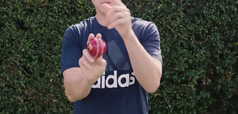 swing bowling grip