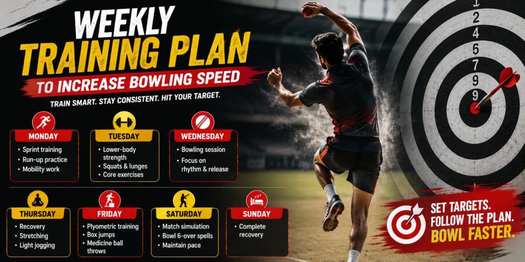 increase pace bowling speed gameplan