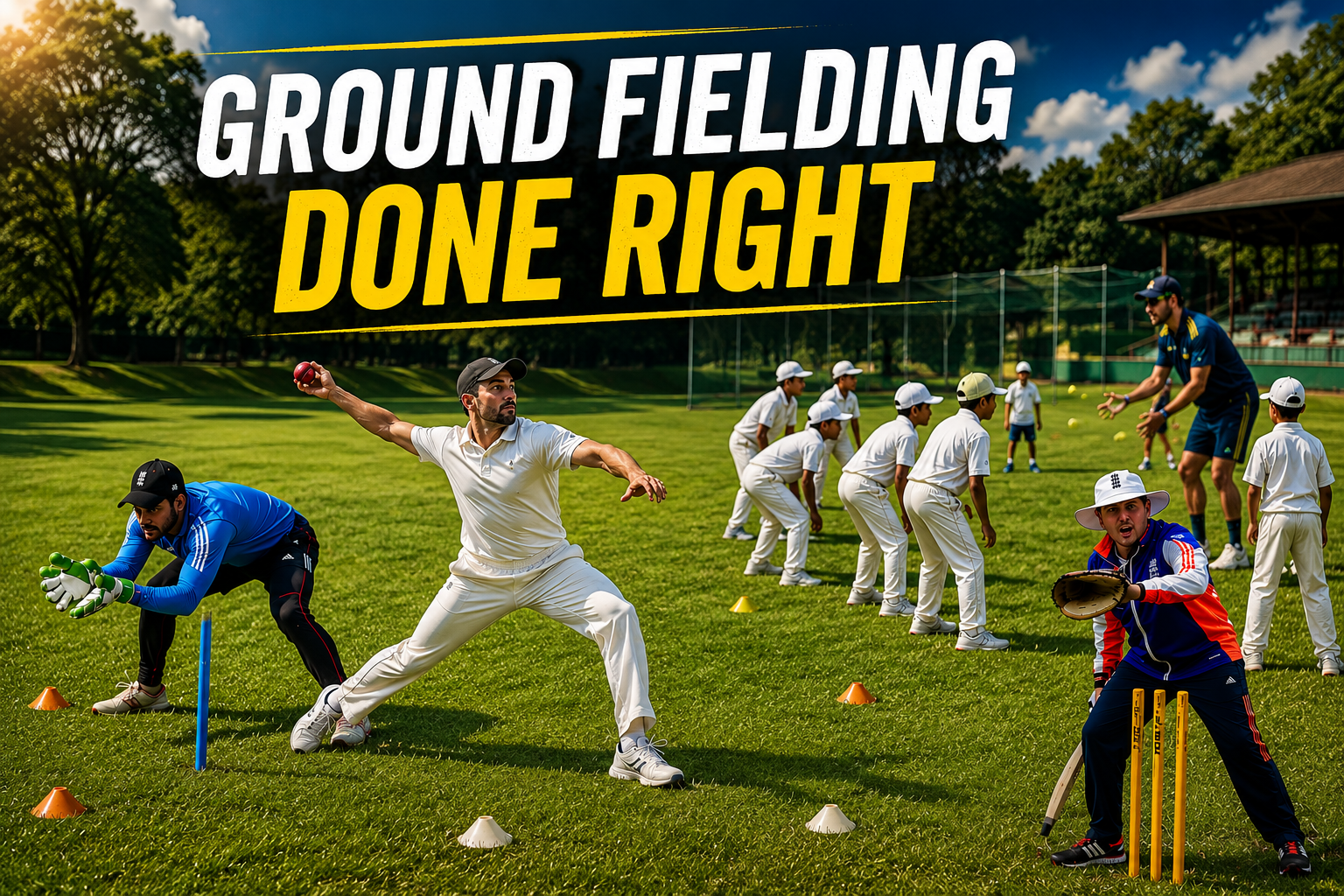 Fielding Basics in Cricket: Ground Fielding & Throwing Technique Explained
