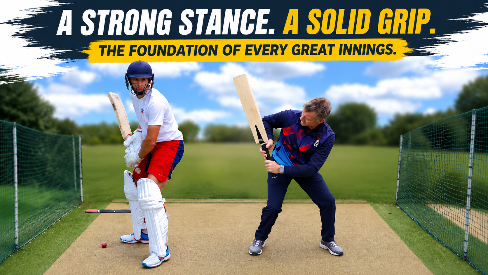 batting stance & grip