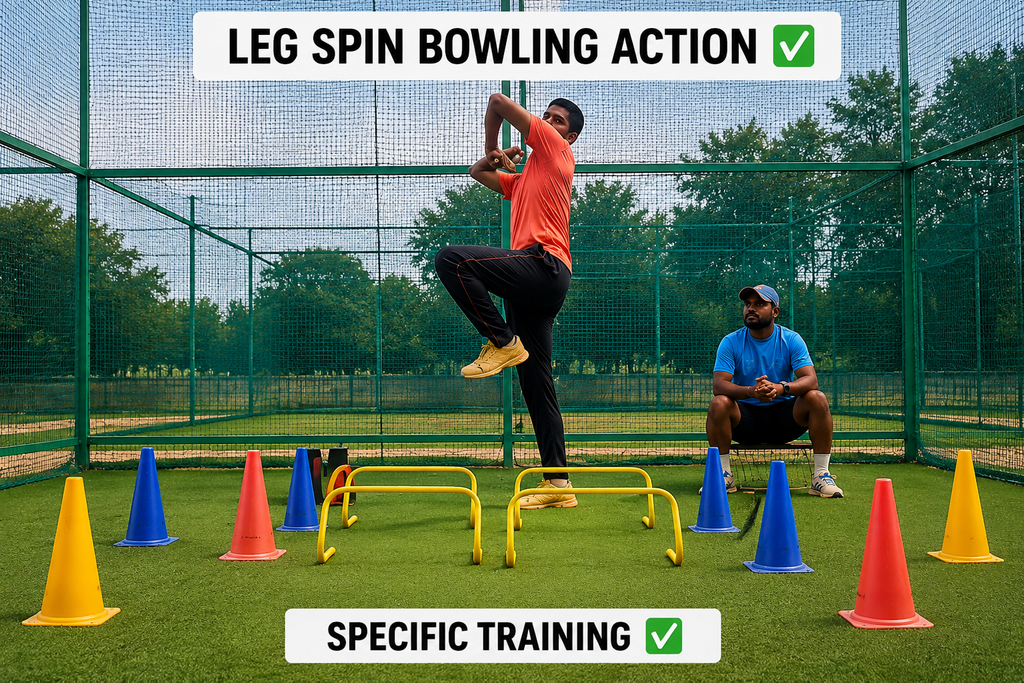 leg spin bowling action