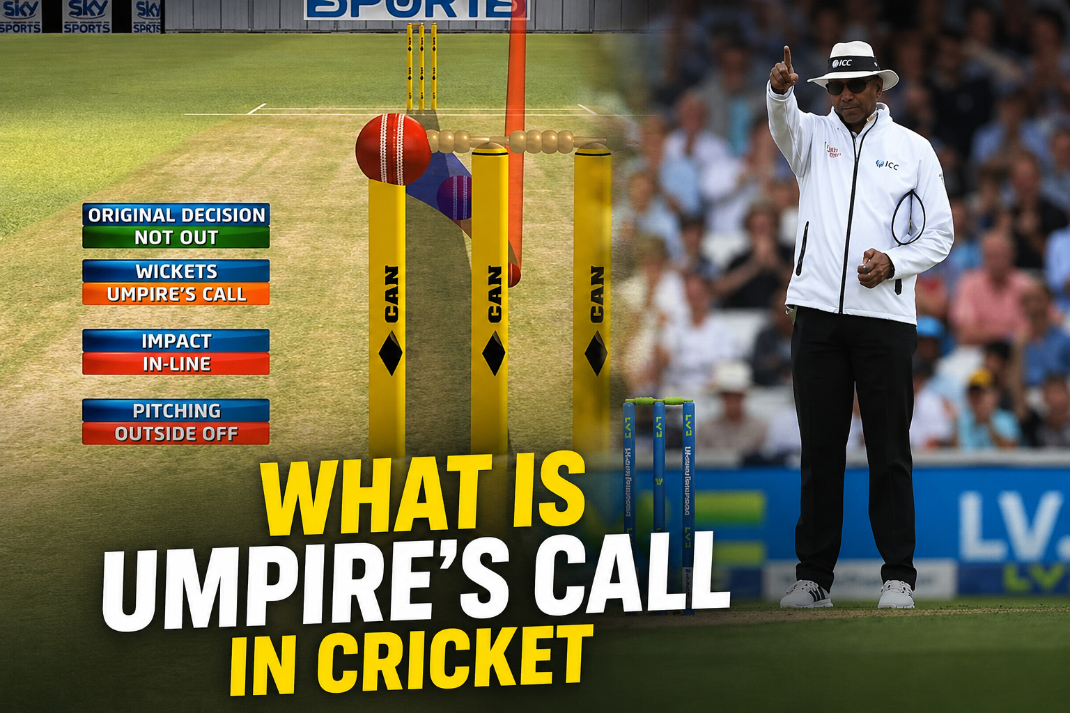 What is Umpire’s Call in Cricket & How is it Applied? Full Explanation of the DRS Rule Revealed