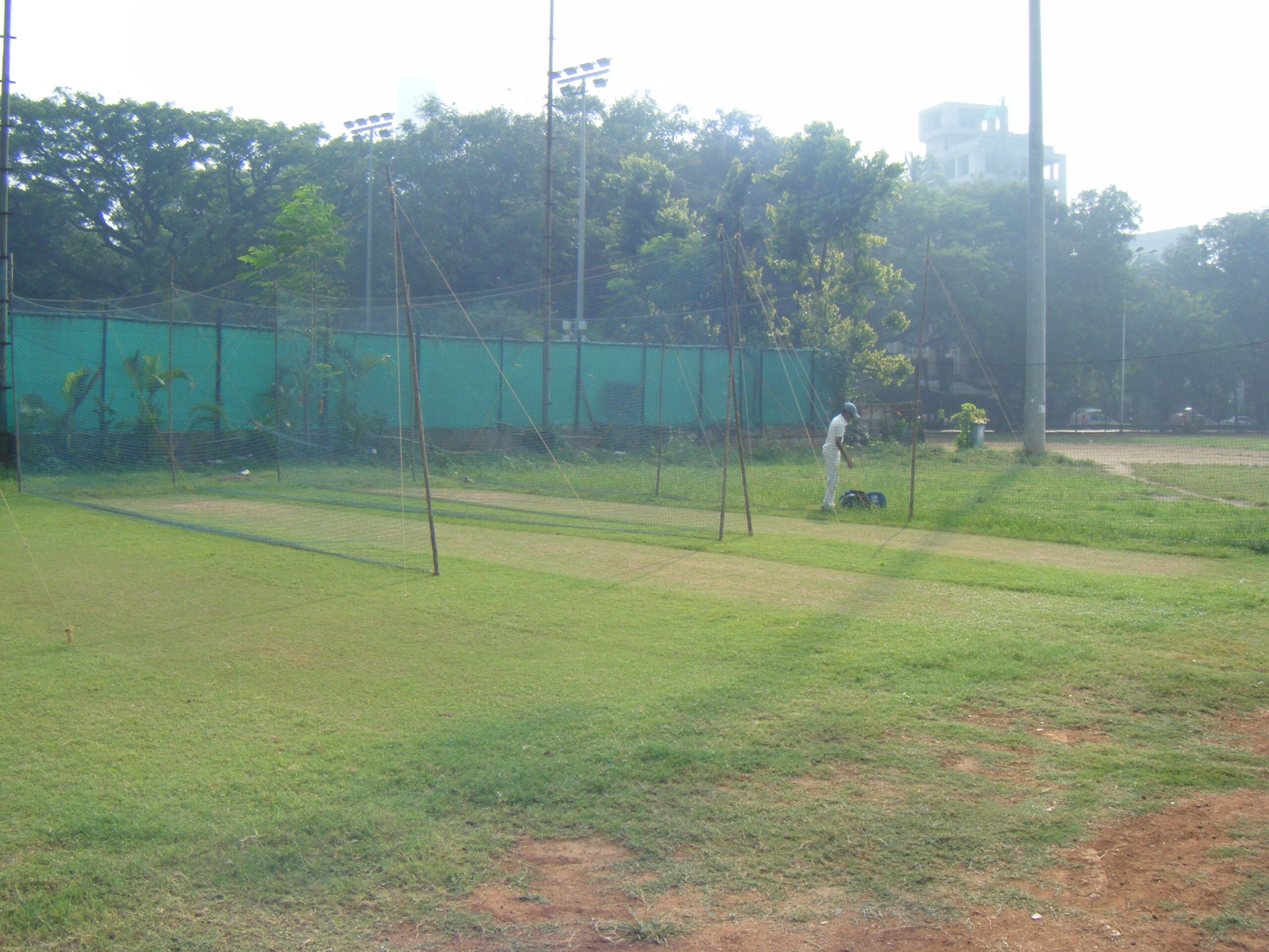 Cricket coaching session