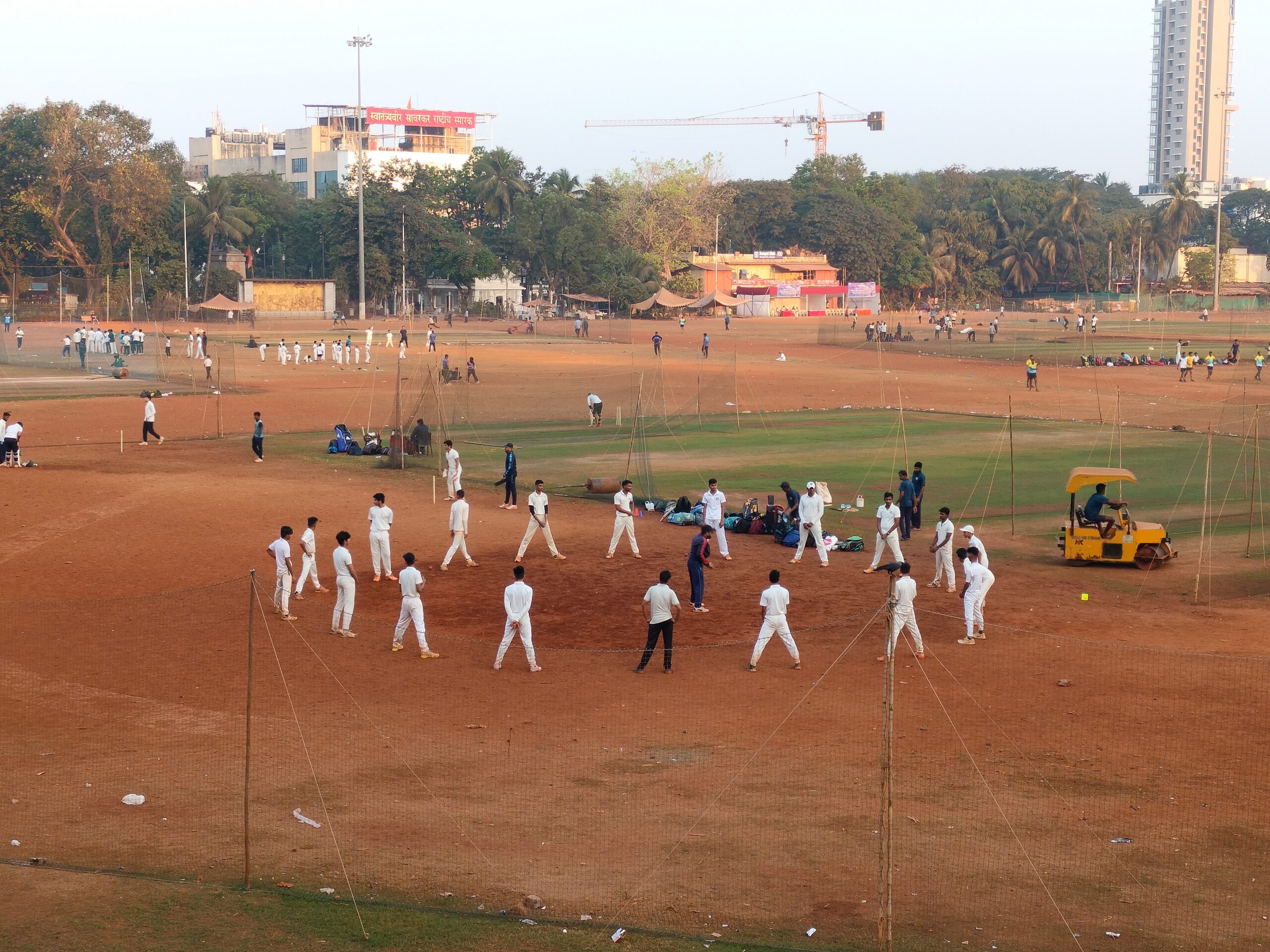 Cricket academy players