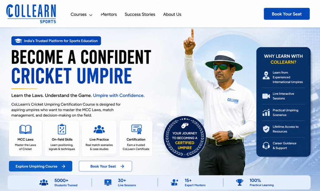 collearn cricket umpiring